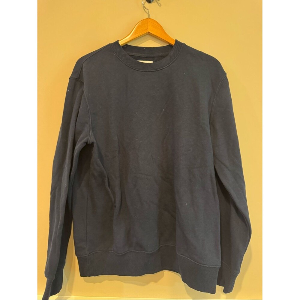 Goodfellow & Co Navy Crewneck Pullover Sweater navy blue size large